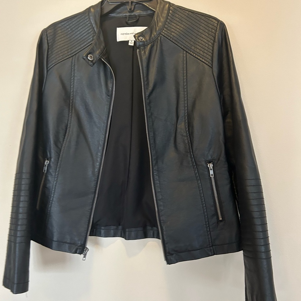 Black Pleather Jacket